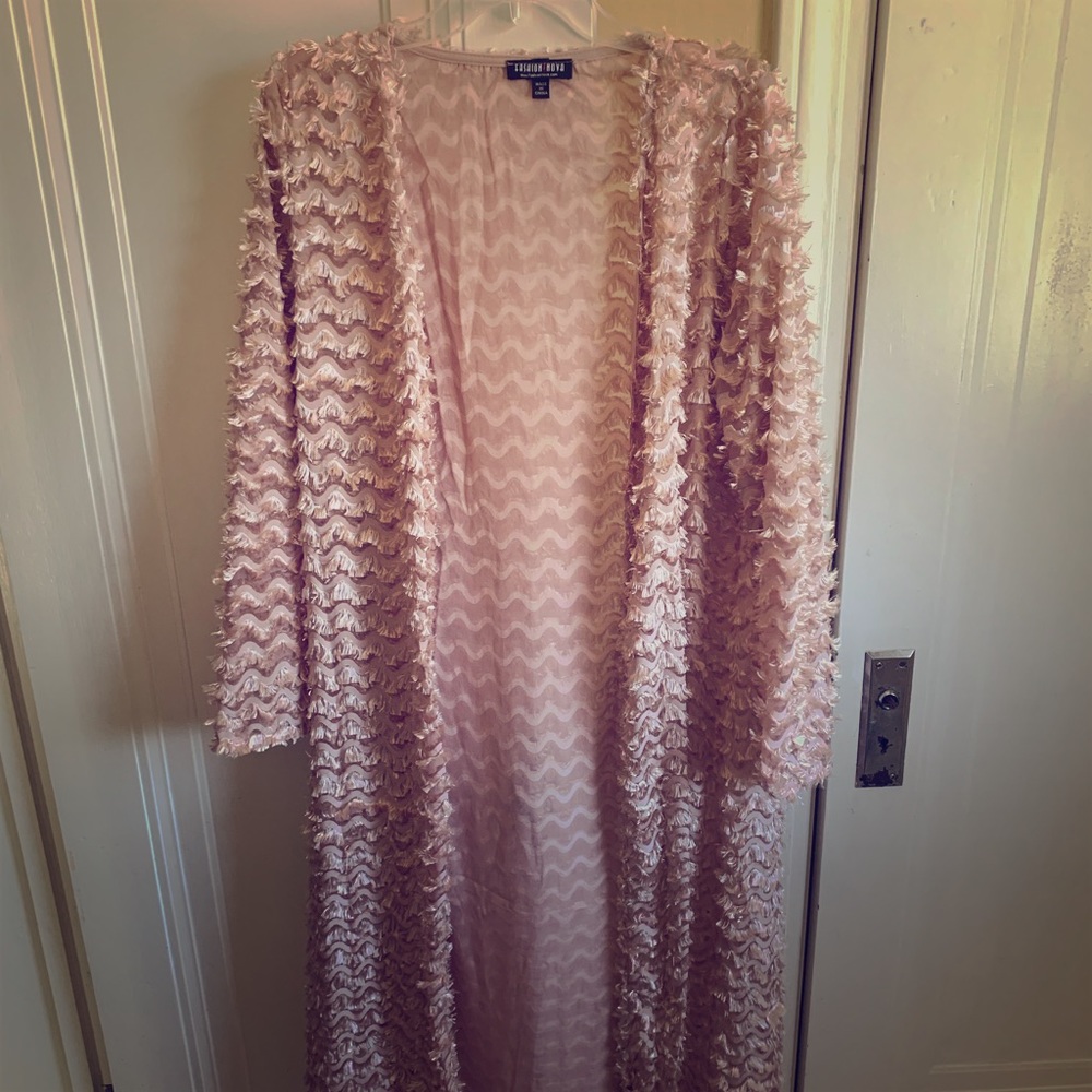 Blush Pink Fashion Nova Duster